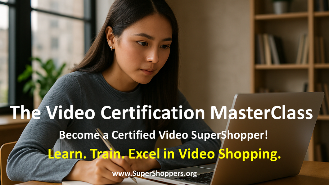 SuperShoppers Certification MasterClass & 1 mo. in the REEL Community